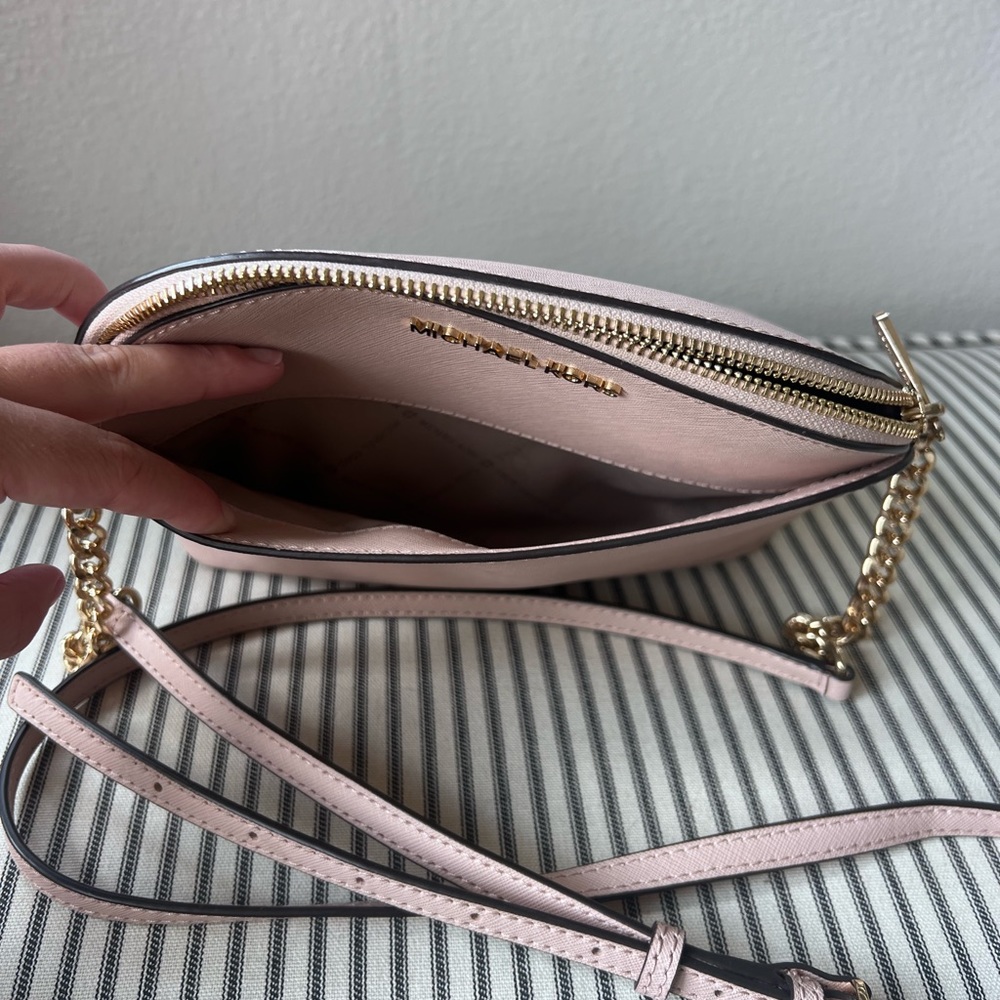 Michael Kors Emmy Saffiano Leather Medium Crossbody Bag - Picture 5 of 5